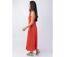 Robe longue sans manches JULINE unie terracotta Coton Du Monde-3