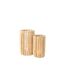 Lot de 2 Lanternes en Teck Myrtle 60cm Naturel-3