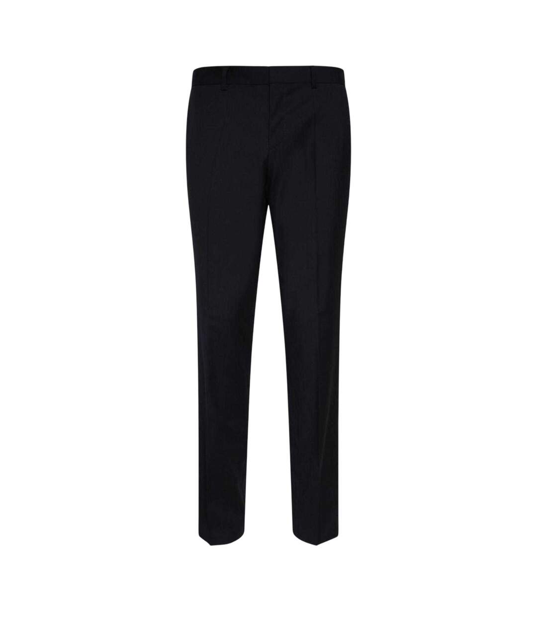 Mens H-genius Virgin Wool Slim Trousers Dark Blue Hugo Boss-1