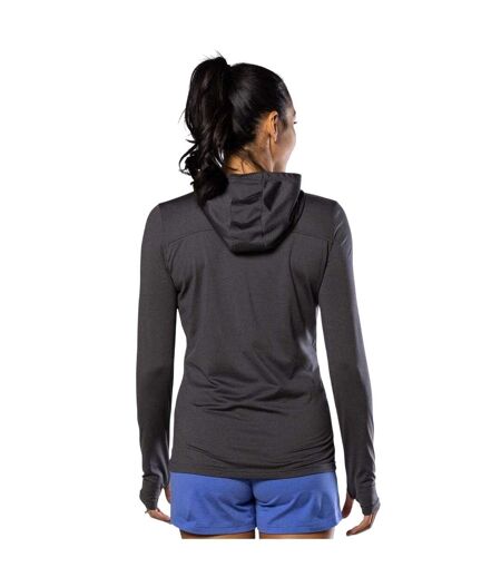 Womens/ladies Regular Sweatshirt Dark Charcoal Nathan