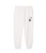 Unisex Adult Pique Relaxed Fit Jogging Bottoms Cream Lacoste-1