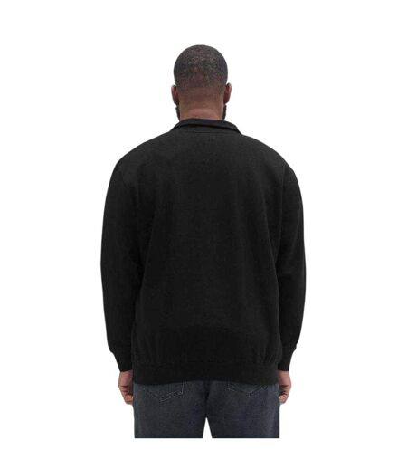 Mens Soho Quarter Zip Sweatshirt Black Jack And Jones