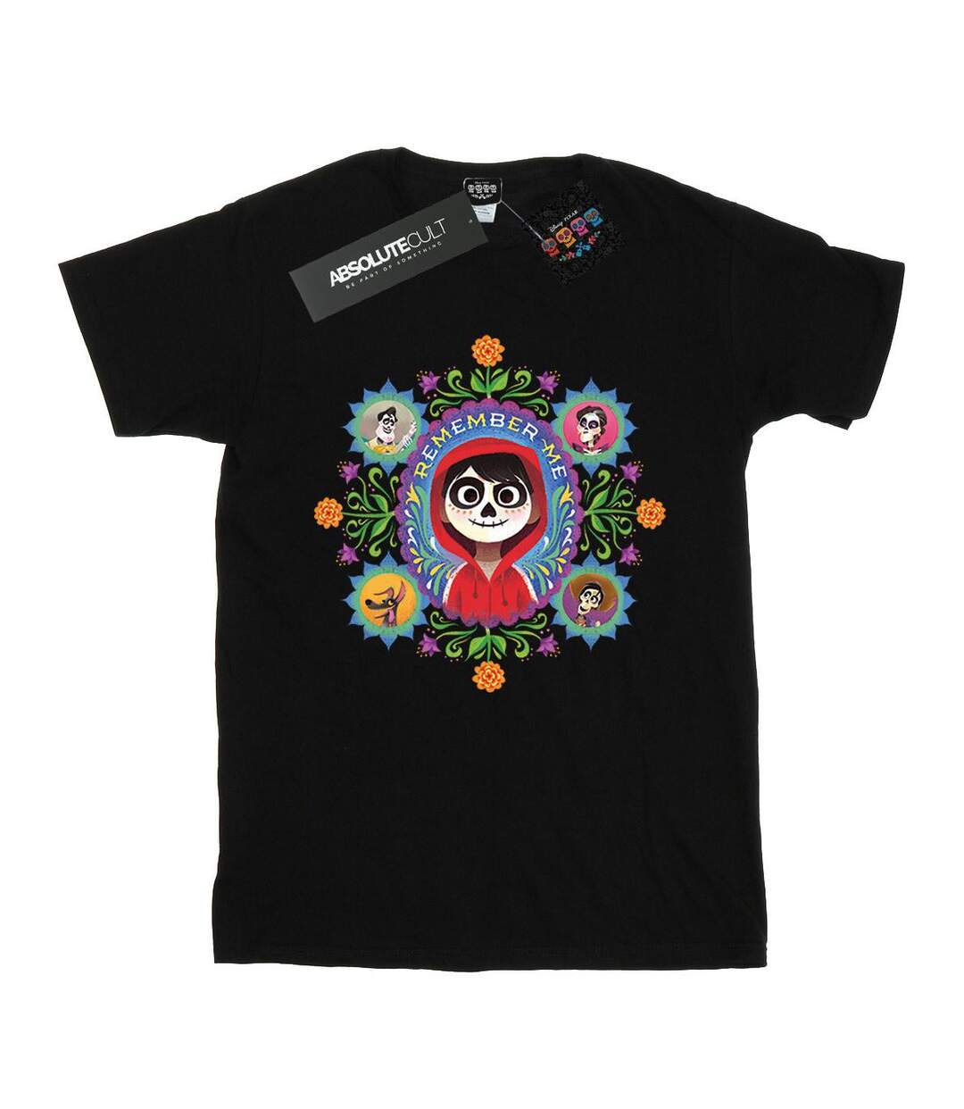Disney - T-shirt COCO REMEMBER ME - Femme (Noir) - UTBI16430-1