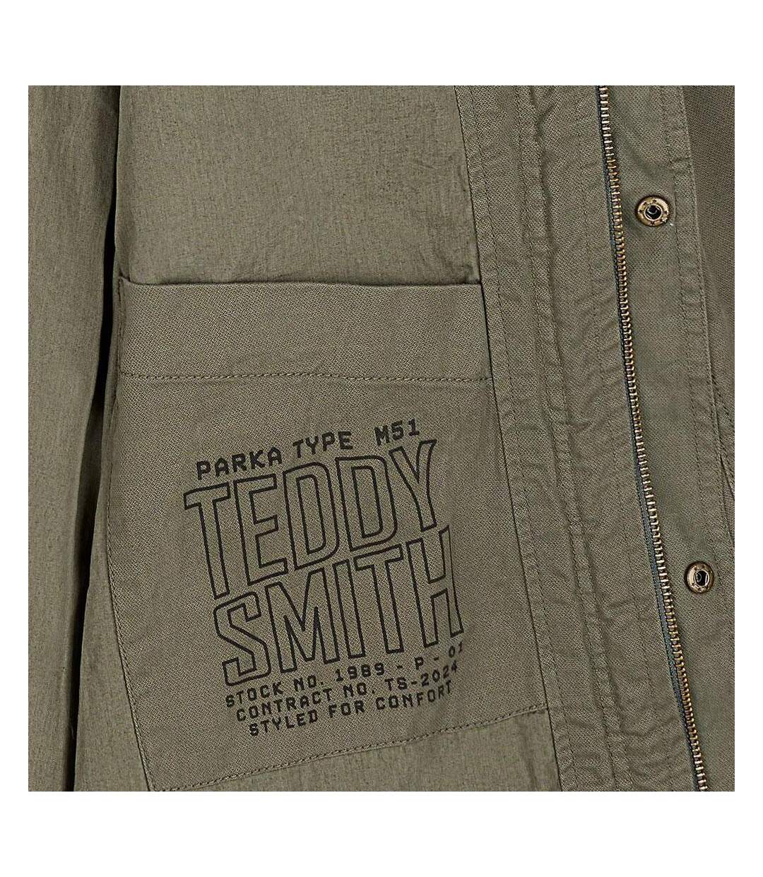 Parka kaki homme teddy smith pazo - l-3