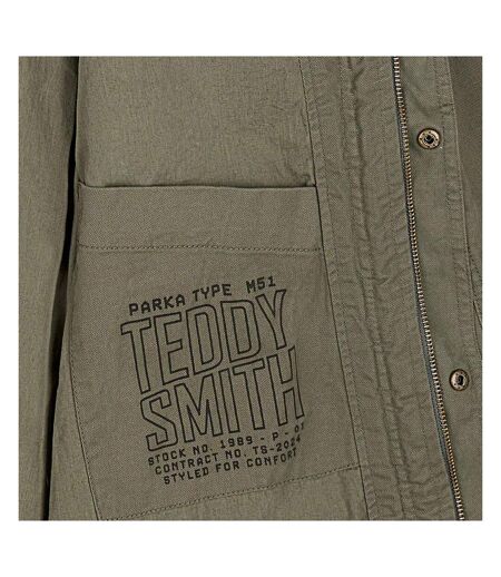 Parka kaki homme teddy smith pazo - l