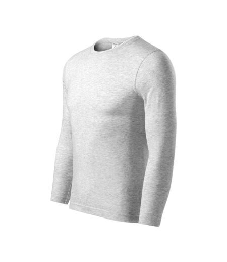 Mens Progress Long-sleeved T-shirt Grey Malfini