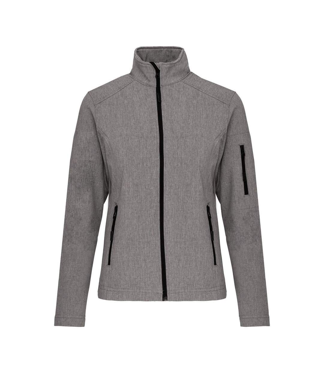 Veste softshell 3 couches - Femme - K400 - gris merle