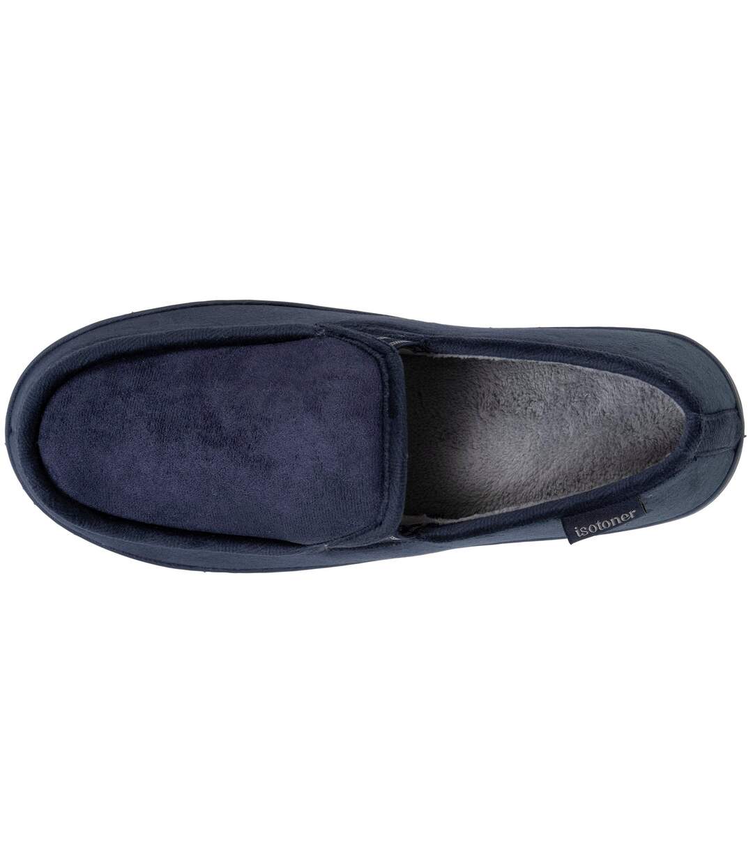 Isotoner Chaussons Mocassins homme semelle à mémoire de forme-2