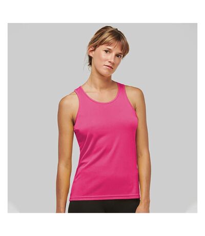 Débardeur De Sport Femme Rose Fluo Kariban Proact