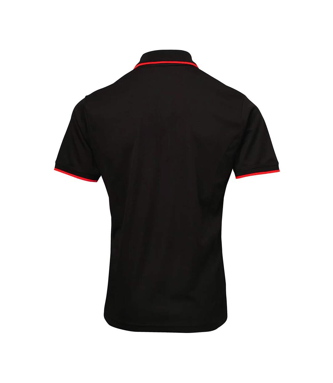 Polo Coolchecker Homme Noir Rouge Premier-2