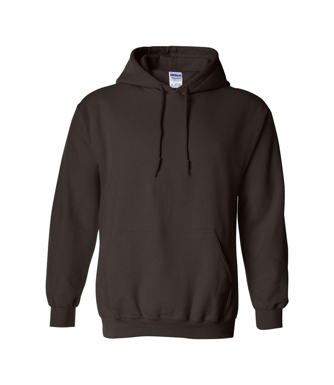 Sweat À Capuche Adulte Chocolat Foncé Gildan-1