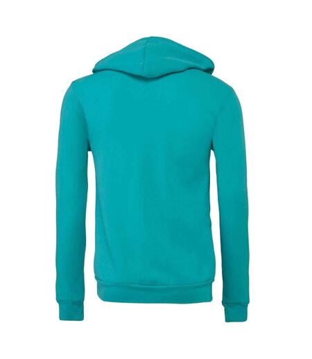 Sweat capuche unisexe bleu sarcelle Bella + Canvas Bella + Canvas