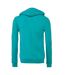 Sweat capuche unisexe bleu sarcelle Bella + Canvas Bella + Canvas