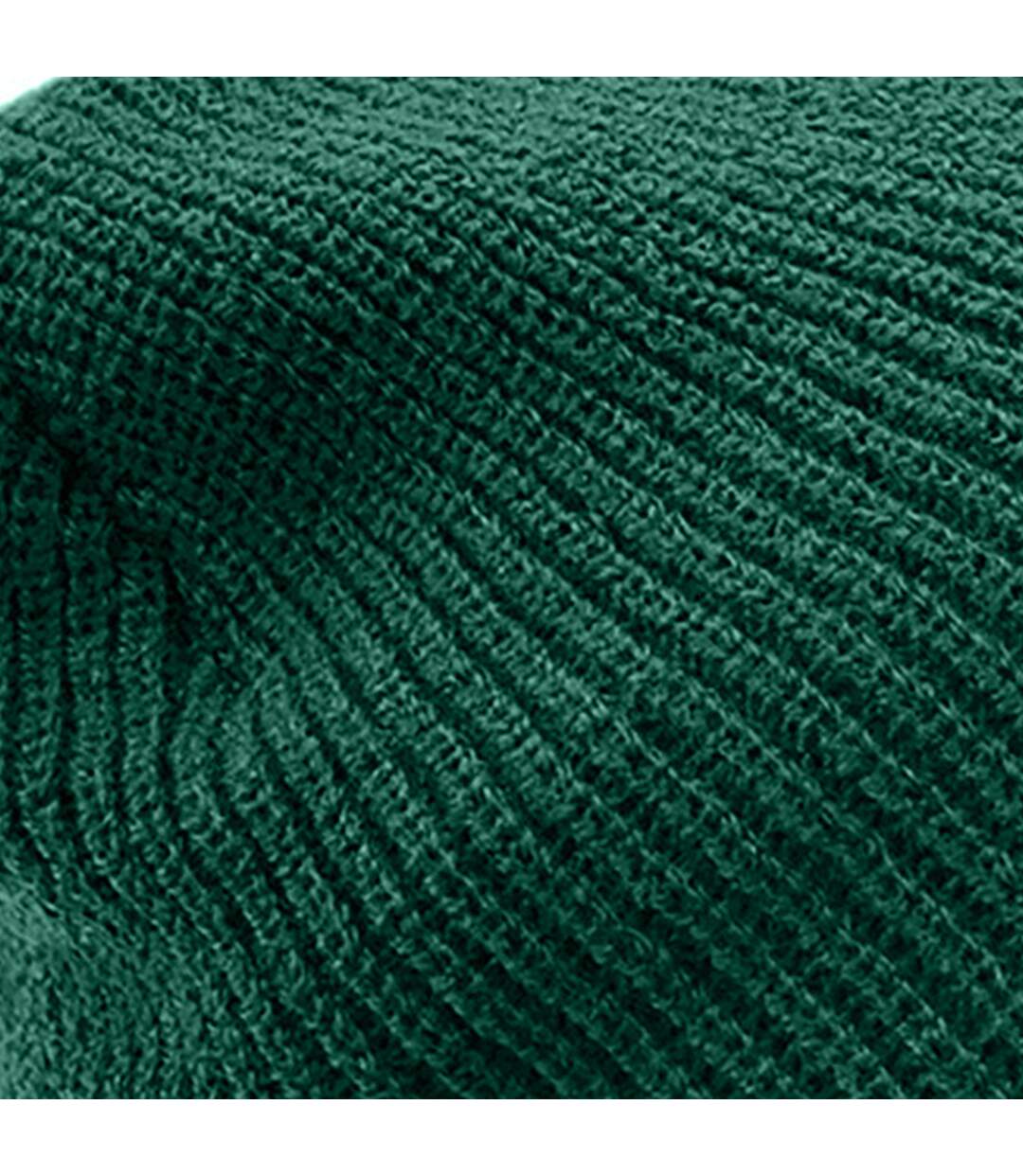 Beechfield Heritage Adults Unisex Premium Plain Winter Beanie Hat (Bottle Green) - UTRW2023-2