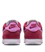 Womens/ladies Cortez Suede Trainers Red Pink Nike-4