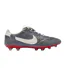 Mens Premier 3 Classic Leather Firm Ground Football Boots Grey Red Nike-1