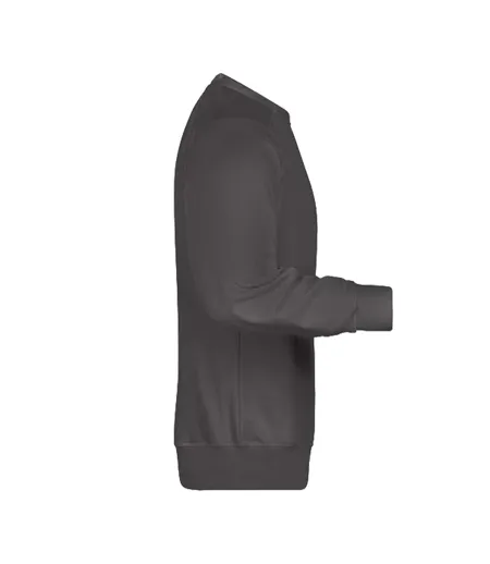 Sweat Homme Graphite Uni James And Nicholson