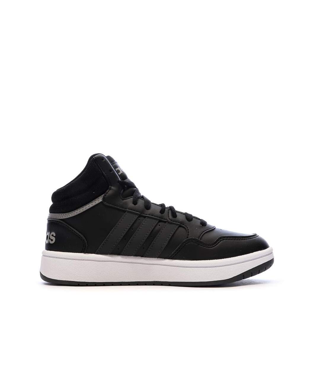 Baskets noires femme adidas hoops gw5456-2