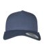 Casquette Trucker Adulte Bleu Marine Blanc Flexfit-4