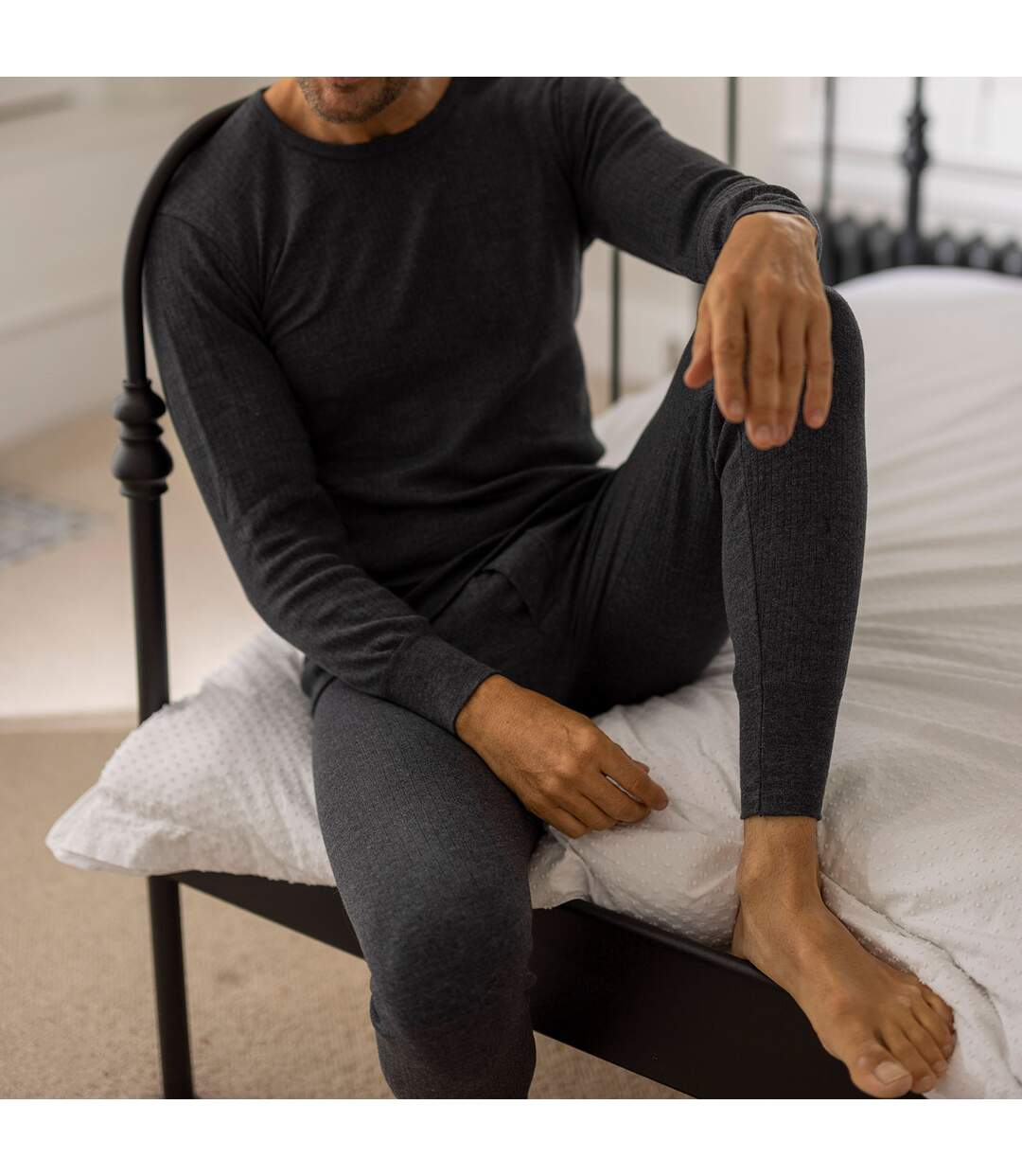 2 Pack Mens Thermal Long Johns for Winter-5
