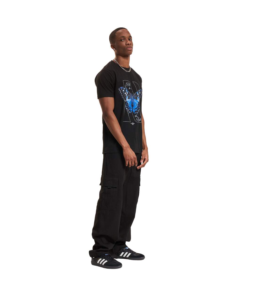 T-shirt Wild For The Night Homme Noir Mister Tee-1