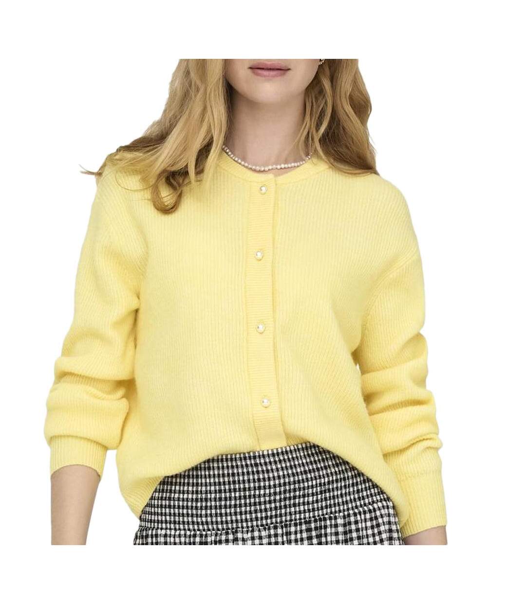 Gilet jaune femme jdy lumi-1