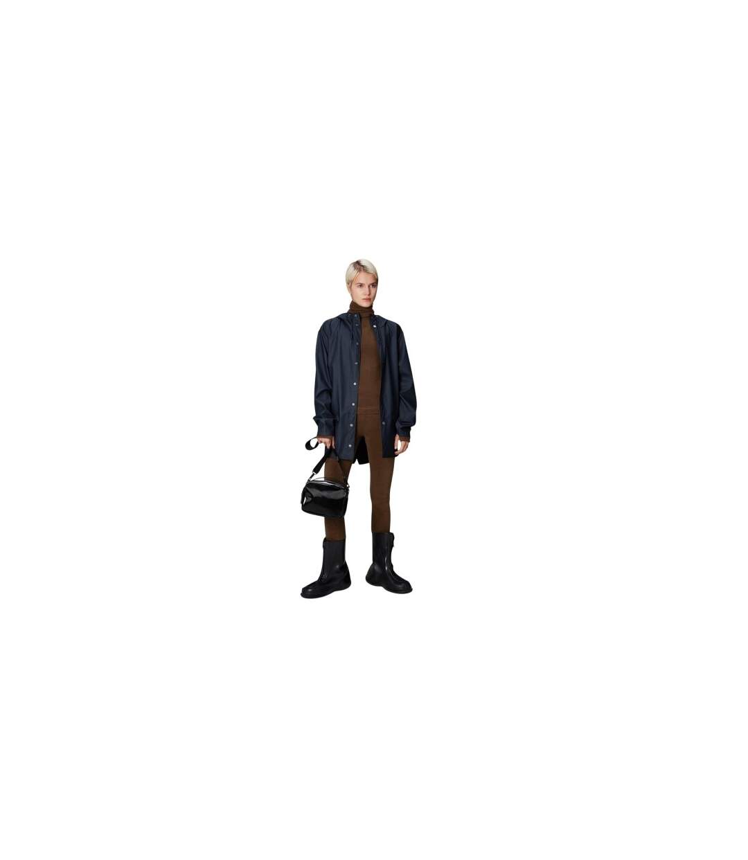 Veste Imperméable Homme Bleu Marine Rains-1