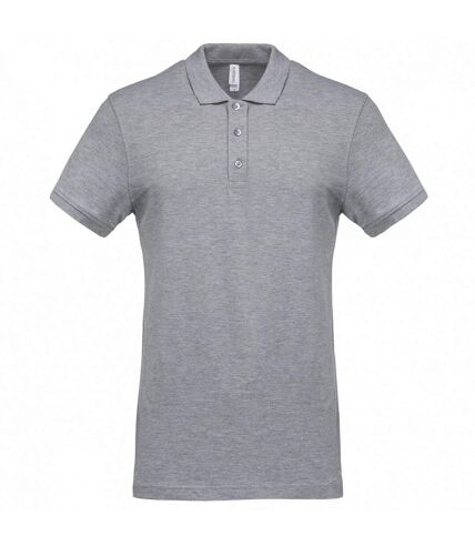 Kariban Mens Pique Polo Shirt (Oxford Grey)