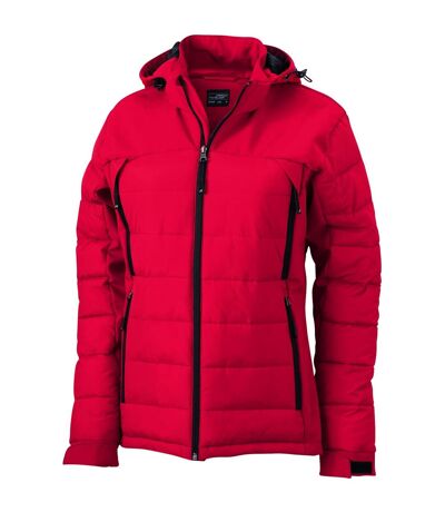 Veste matelassée Femme - anorak ski neige - JN1049 - rouge