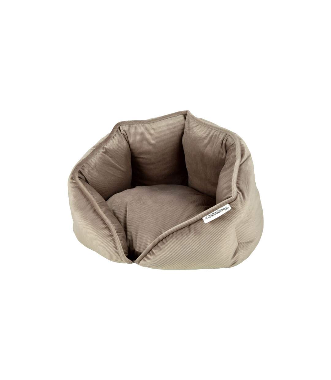 Panier Chien & Chat Velours Crafty 40cm Noisette-1