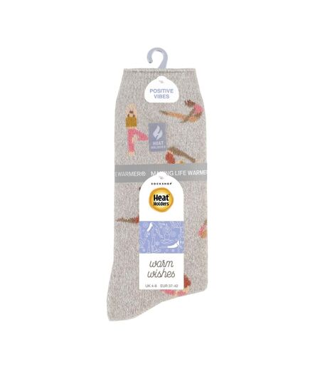 Women's Novelty Fleece-Lined Thermal Hobby Socks for Winter