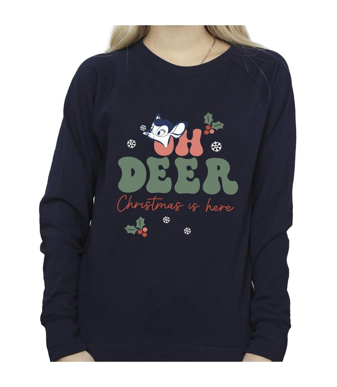 Disney Sweatshirt Femmes/Dames Bambi Oh Deer (Bleu marine) - UTBI8527-3