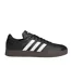Womens/ladies 3 Stripes Synthetic Trainers Black White Gum Adidas-1