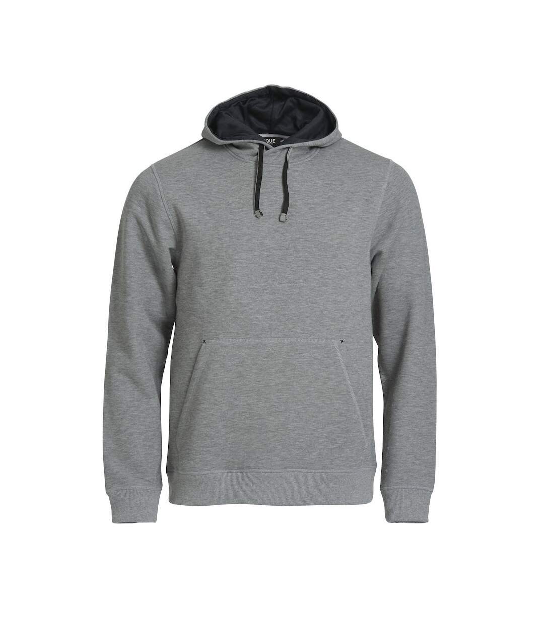 Sweat à capuche classic homme gris Clique-1