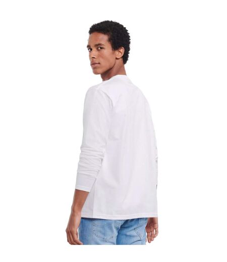 T-shirt Manches Longues Motif/style Uni Classic Adulte Blanc Russell