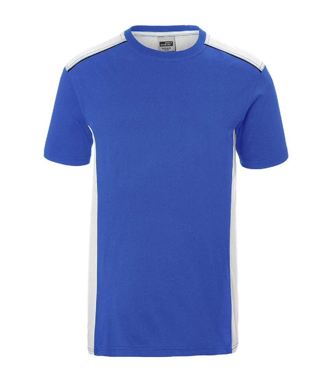 T-shirt de travail manches courtes - Homme - JN860 - bleu roi