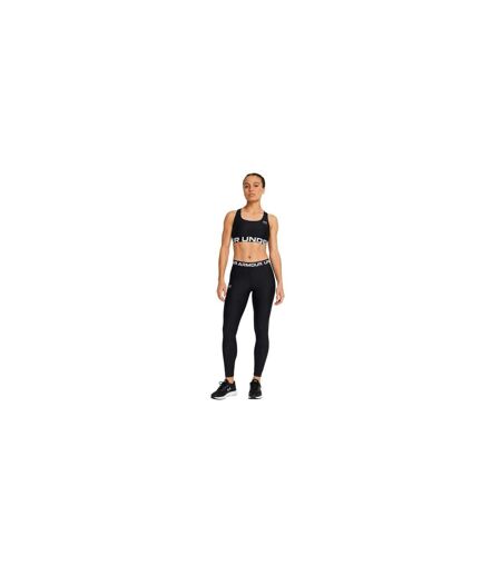 Womens/ladies Heatgear Sports Bra Black Under Armour
