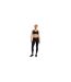 Womens/ladies Heatgear Sports Bra Black Under Armour-1