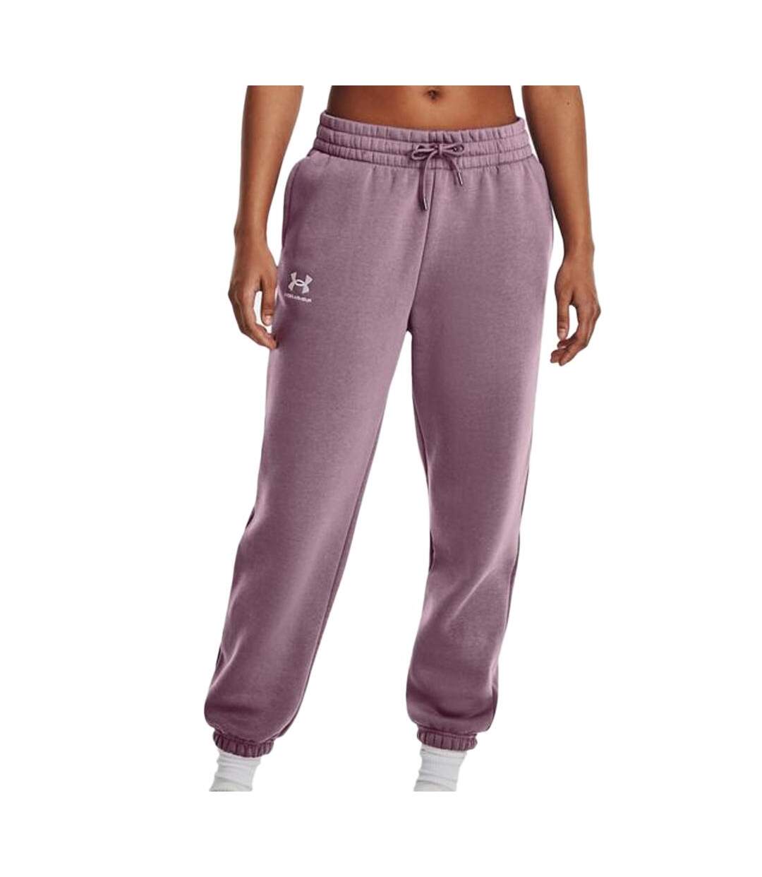 Jogging Mauve Femme Under Armour Essential Fleece - M-1