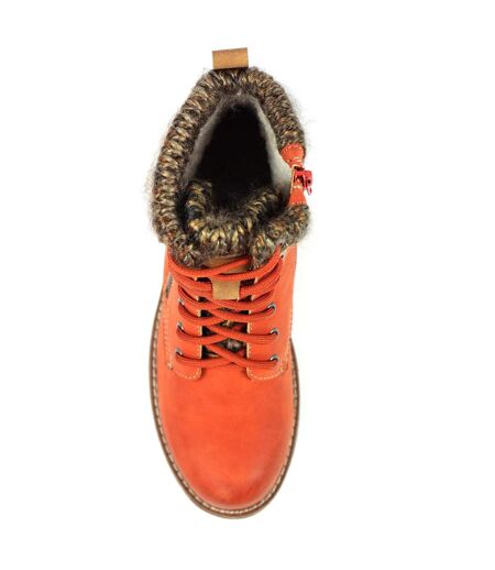 Bottines Millie Femme Orange Lunar