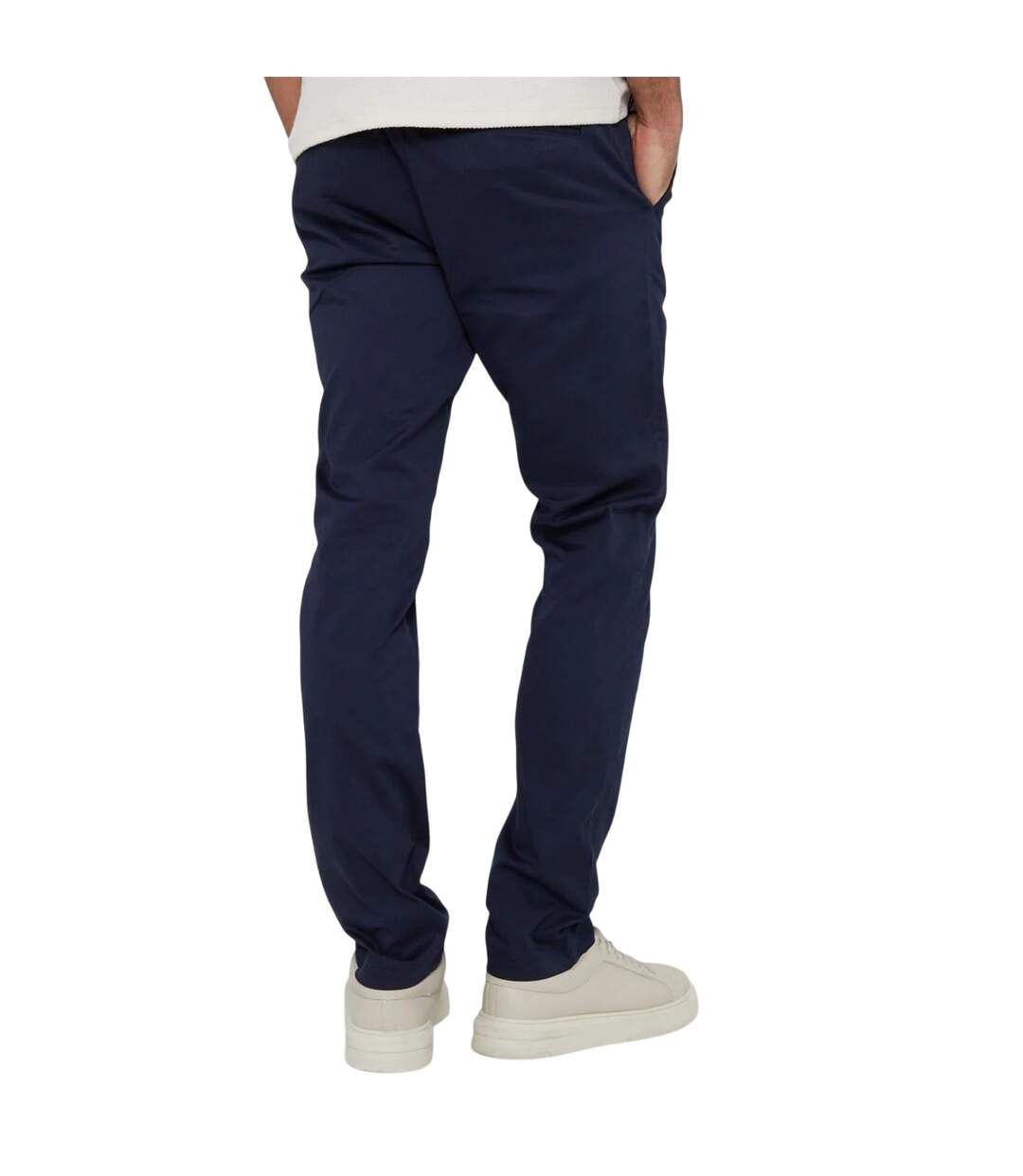 Chino Homme Bleu Marine Taupe Threadbare-2