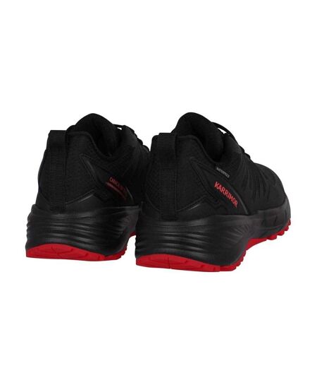 Baskets Caracal Homme Noir Rouge Karrimor