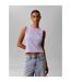 Débardeur Motif/style Uni Femme Gris Clair Calvin Klein-2