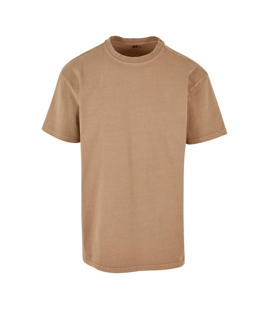 T-shirt Motif/style Délavé À L'acide Homme Beige Union Build Your Brand-1