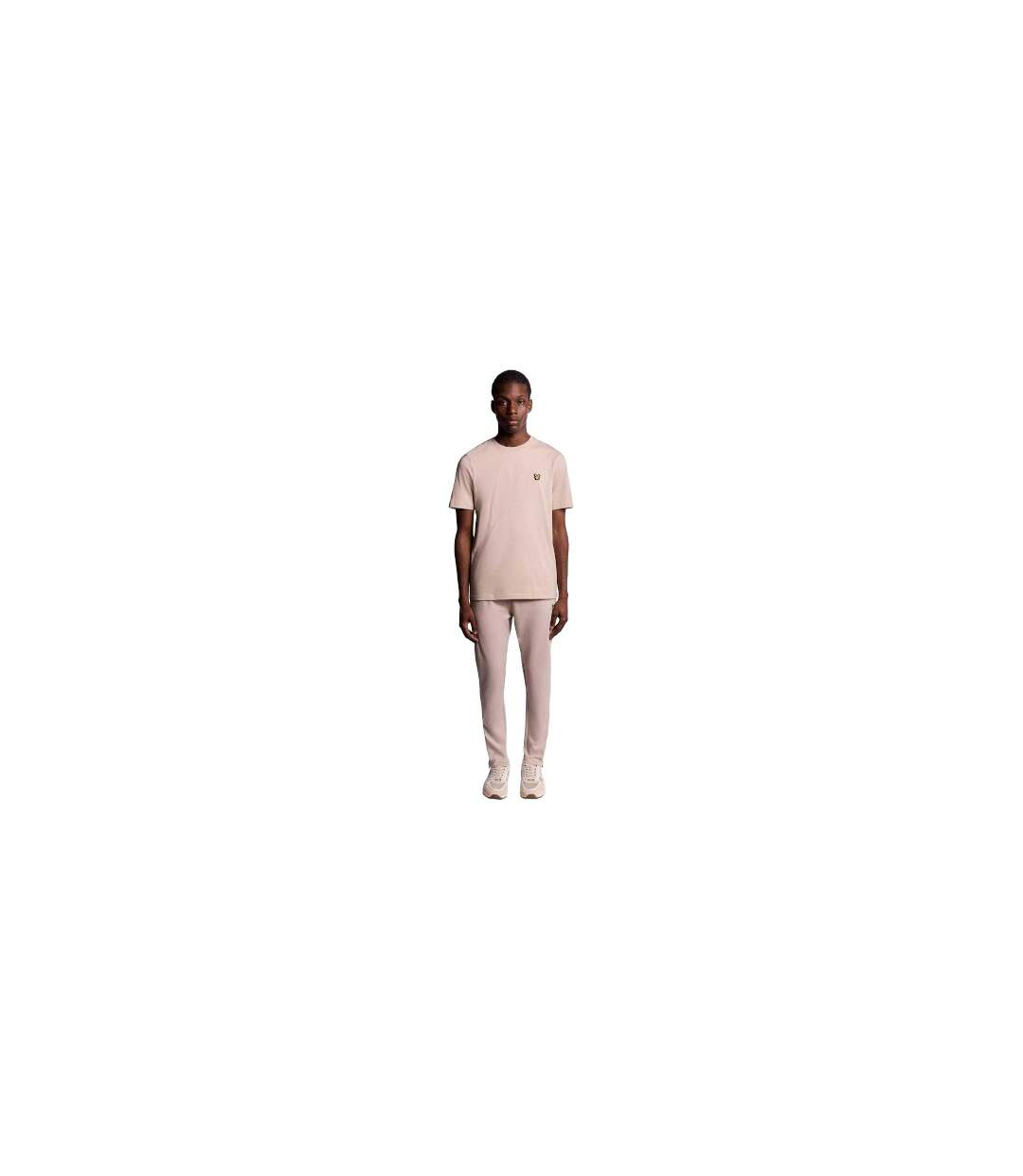 Pantalon De Jogging Uni À Taille Élastiquée Homme Beige Lyle & Scott-1
