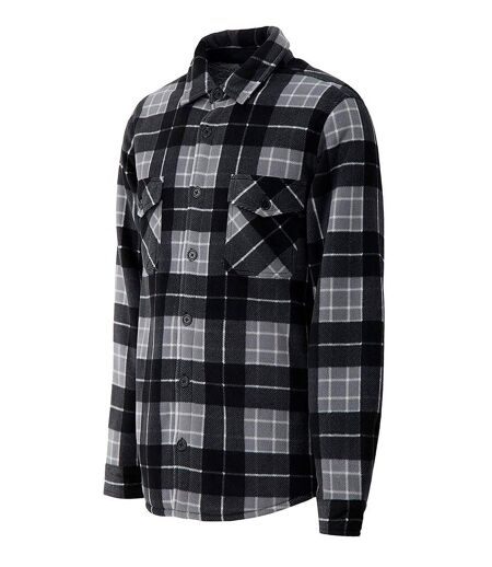 Heat Holders - Men's Quilted Plaid Winter Jacket