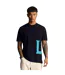 T-shirt Homme Bleu Marine Lyle & Scott-1