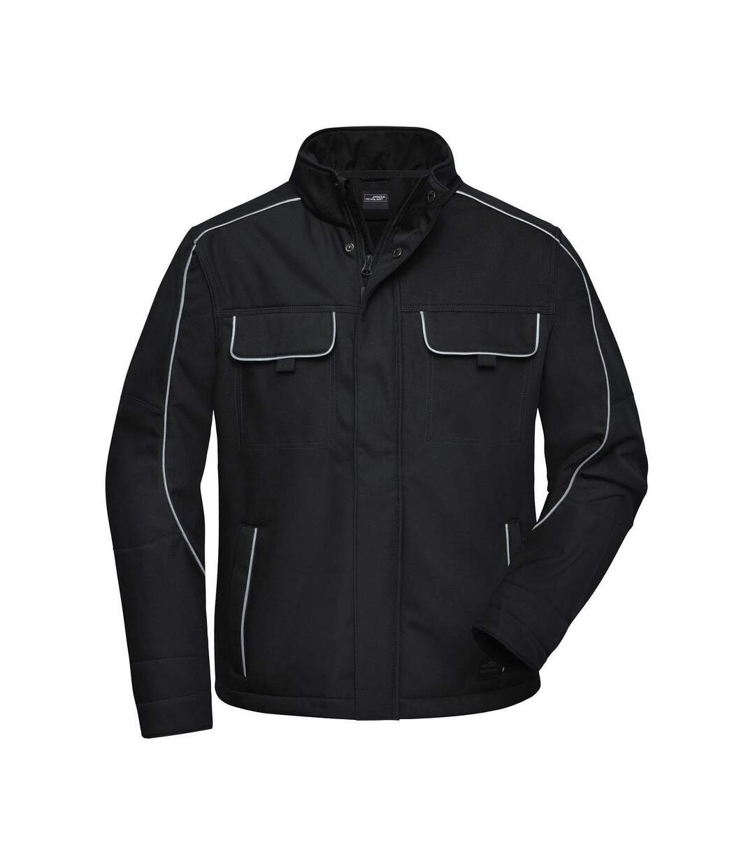 Veste blouson de travail légère softshell mixte - JN884 - noir