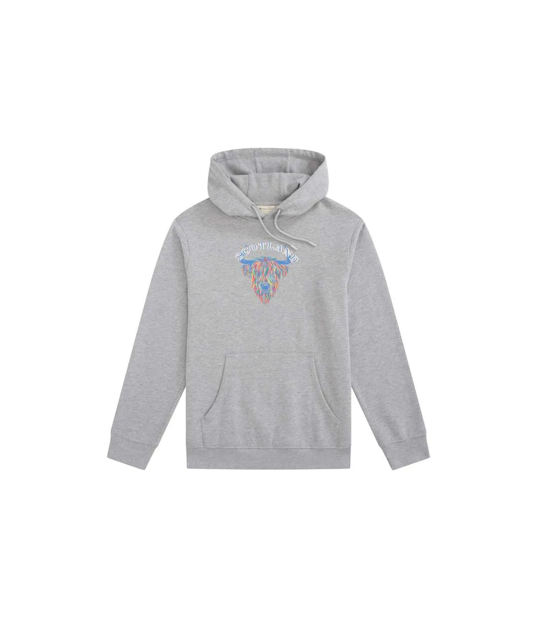 Sweat À Capuche Motif/style Imprimé Regional Scotland Homme Gris Imprimé Mountain Warehouse-1