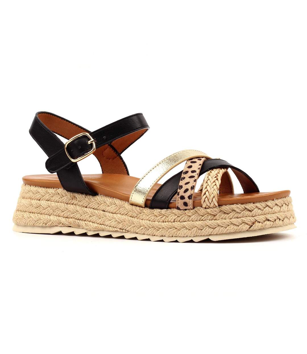 Sandales Flick Femme Noir Lunar-1